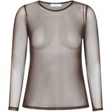 Sisters Point Top lange mouw 19501 NEW GANI-22 Donker bruin