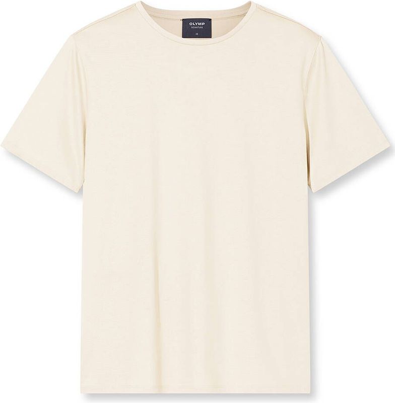 OLYMP - SIGNATURE - T-shirt - Karamel - Tailored Fit