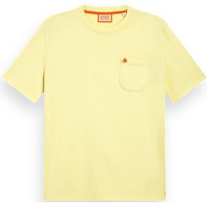 Scotch & Soda T-shirt korte mouw 175653 Licht geel