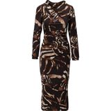 K-Design - Jurk B203 - Bruin - Dames Jurk