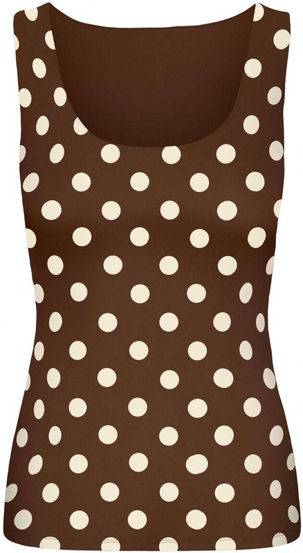 Only Top zonder mouw 15348826 LONE Licht bruin