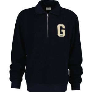 Gant - Badge Fleece - Sweatshirt - Blauw