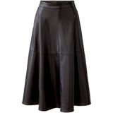 Oui - Rok 0087352 - Donker Bruin - A-lijnrok
