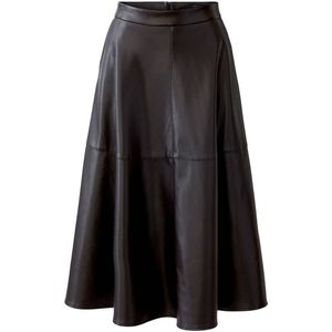 Oui - Rok 0087352 - Donker Bruin - A-lijnrok