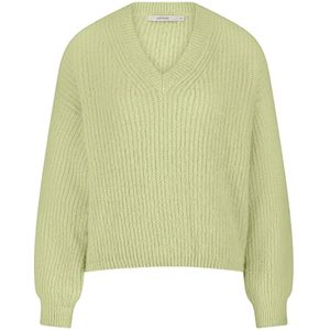 Summum - 7s7964-70044 - Boxy Trui - Patentsteek - V-hals - Lange Mouwen