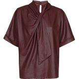 Caroline Biss - Top - Bordeaux - Korte Mouw - 4664