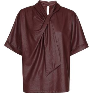 Caroline Biss - Top - Bordeaux - Korte Mouw - 4664