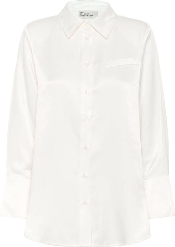 My Essential Wardrobe Blouse lange mouw 10705344 MWEstelle Wit