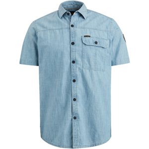 PME Legend Overhemd korte mouw PSIS2403248 Blauw