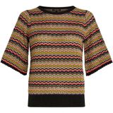 King Louie - Maree - Top - Donker Bruin - Korte Mouw