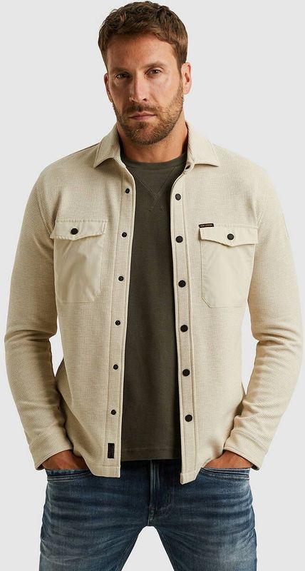 PME Legend Overshirt PSI2511246 Licht beige