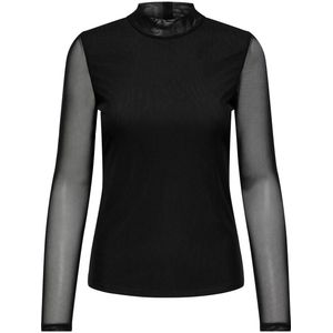 Only Top lange mouw 15141298 Zwart