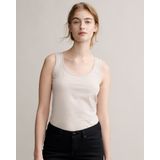 Tanktop - Katoen en Elastaan - Zwart