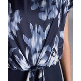 SWING Jumpsuit - Knoopdetail - Los Model - Ronde Hals