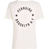 Penn & Ink T-shirt S24F1429 Licht beige