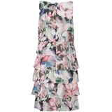Vera Mont Jurk - Mouwloos met Bloemenprint in Pasteltinten