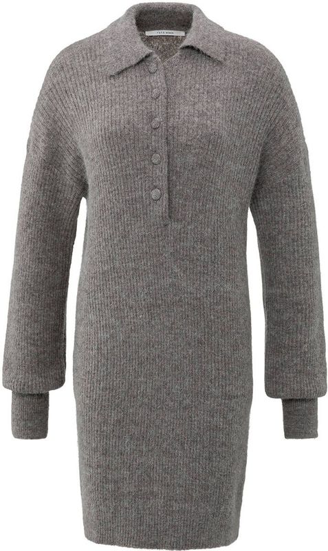 YAYA Jurk 01-600005-510 Taupe