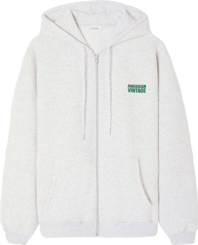 American Vintage - MBAP03CH25 - Sweatshirt - Midden Grijs - Heren