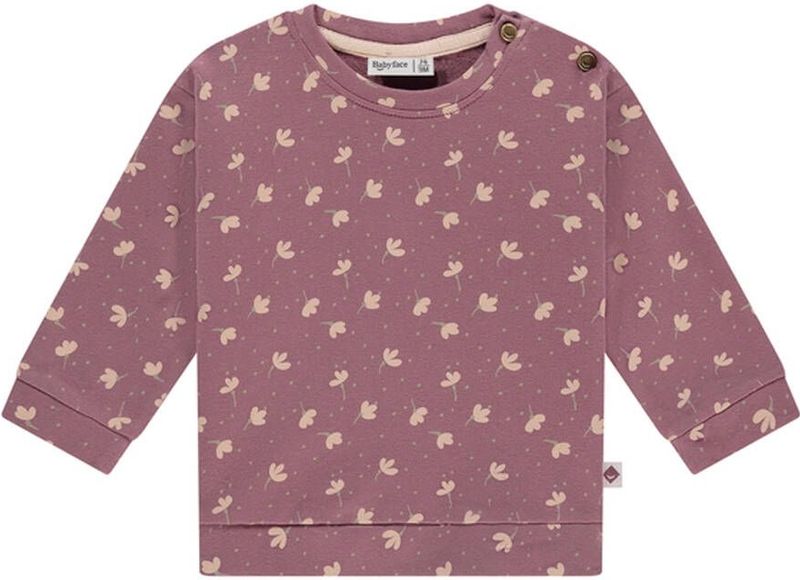 Babyface - Sweater - Bordeaux - Voor Meisjes - Maat 68