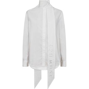 CPH Muse - Blouse lange mouw - Wit - 206941 CMPOPLIN-SHIR