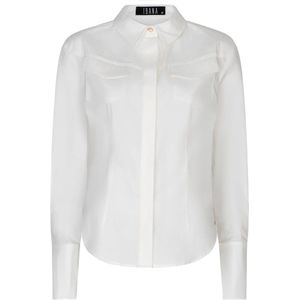 Ibana Blouse lange mouw 302610027 Brandy Wit