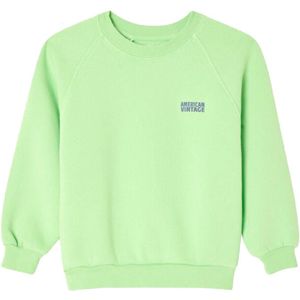 American Vintage Sweat KIZU03BE Licht groen