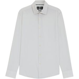 Slim-fit overhemd van hoogwaardig stretchtwill met print