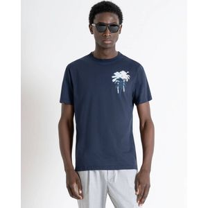 Antony Morato T-shirt korte mouw MMKS02413-FA100144 Blauw