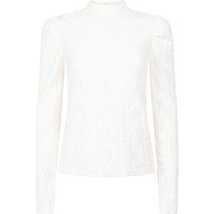 AAIKO - Ivona Argyle PES 133 - Shirt - Gebroken wit