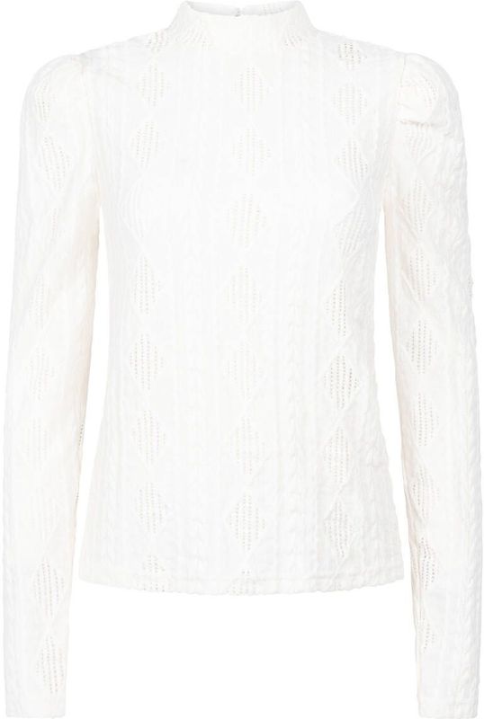 AAIKO - Ivona Argyle PES 133 - Shirt - Gebroken wit