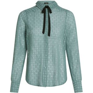 King Louie Blouse lange mouw 10047 ELIA Donker groen