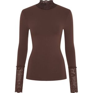 Tim & Simonsen Top lange mouw H5-603 ABBY Bruin