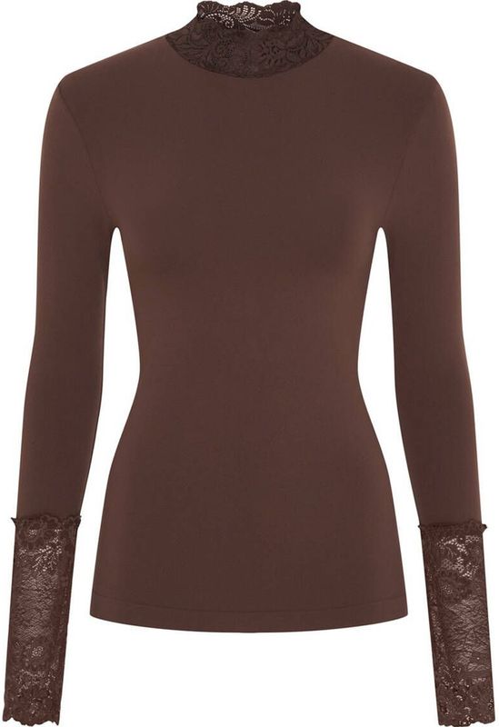 Tim & Simonsen Top lange mouw H5-603 ABBY Bruin