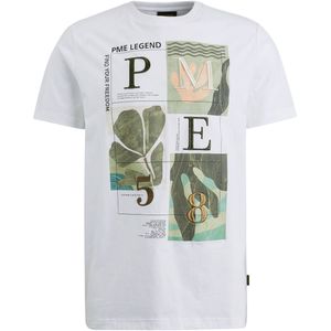 PME Legend T-shirt korte mouw PTSS2404563 Wit