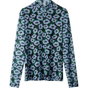 Pom Amsterdam - SP9274 - Top - Licht Blauw - Lange Mouw