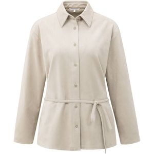 YAYA Blouse lange mouw 01-201176-509 Zand