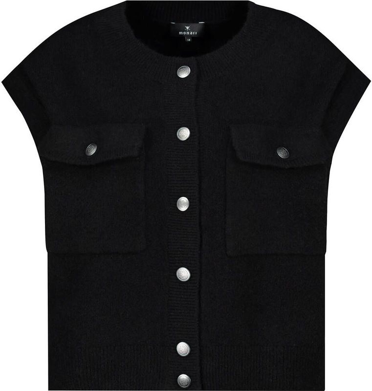 Monari - Vest 808912 - Dames - Elegant - Met Knoopsluiting