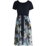 Vera Mont Jurk  navy / lichtblauw / lavendel / cyclaam