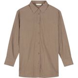 ØLÅF Blouse lange mouw W230301 Bruin