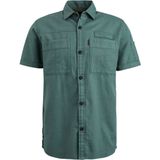 PME Legend Overhemd korte mouw PSIS2403240 Midden groen