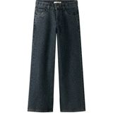 Steentjes - Wide-Fit Jeans - Denim - Baggy Fit - Strass-steentjes