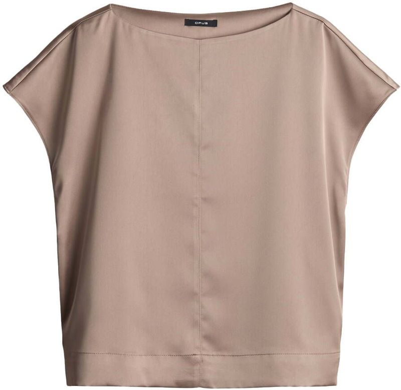 Opus - Blouse lange mouw - Taupe - 10492113692100