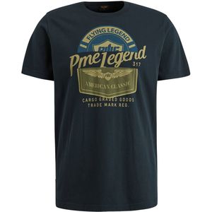 PME Legend T-shirt korte mouw PTSS2404590 Donker blauw