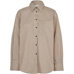 Second Female - Serina Shirt - Blouse - Beige - Katoenmix