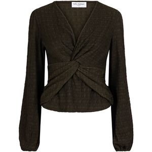 Lofty Manner Top lange mouw QL02.1 VERA Donker groen