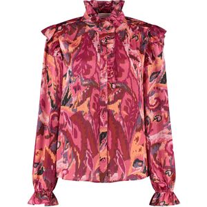 Studio Amaya Blouse lange mouw 253-50 MILA Roze