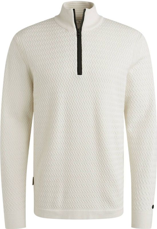 Cast Iron - Half Zip - Wit - CKW2509330/9001 - Truien