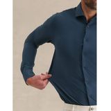 Blue Industry Dresshemd 2191.22 Midden blauw