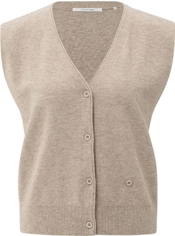 YAYA - Vest 01-010120-508 - Gilet - Licht beige