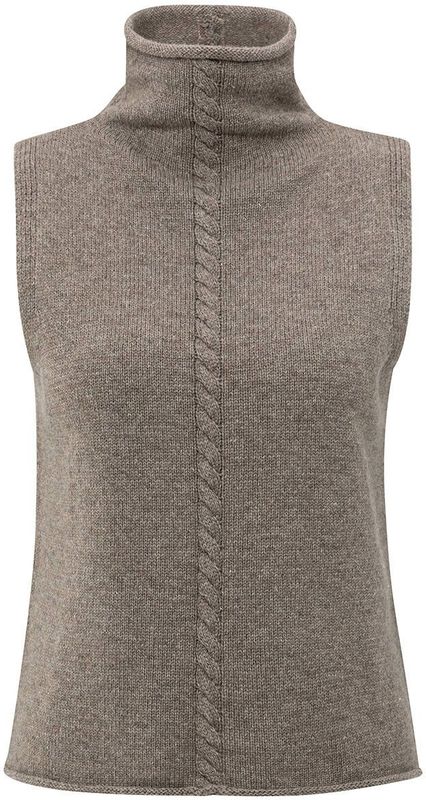 YAYA - 01-000492-509 - Pullover - Bruin - Korte Mouw